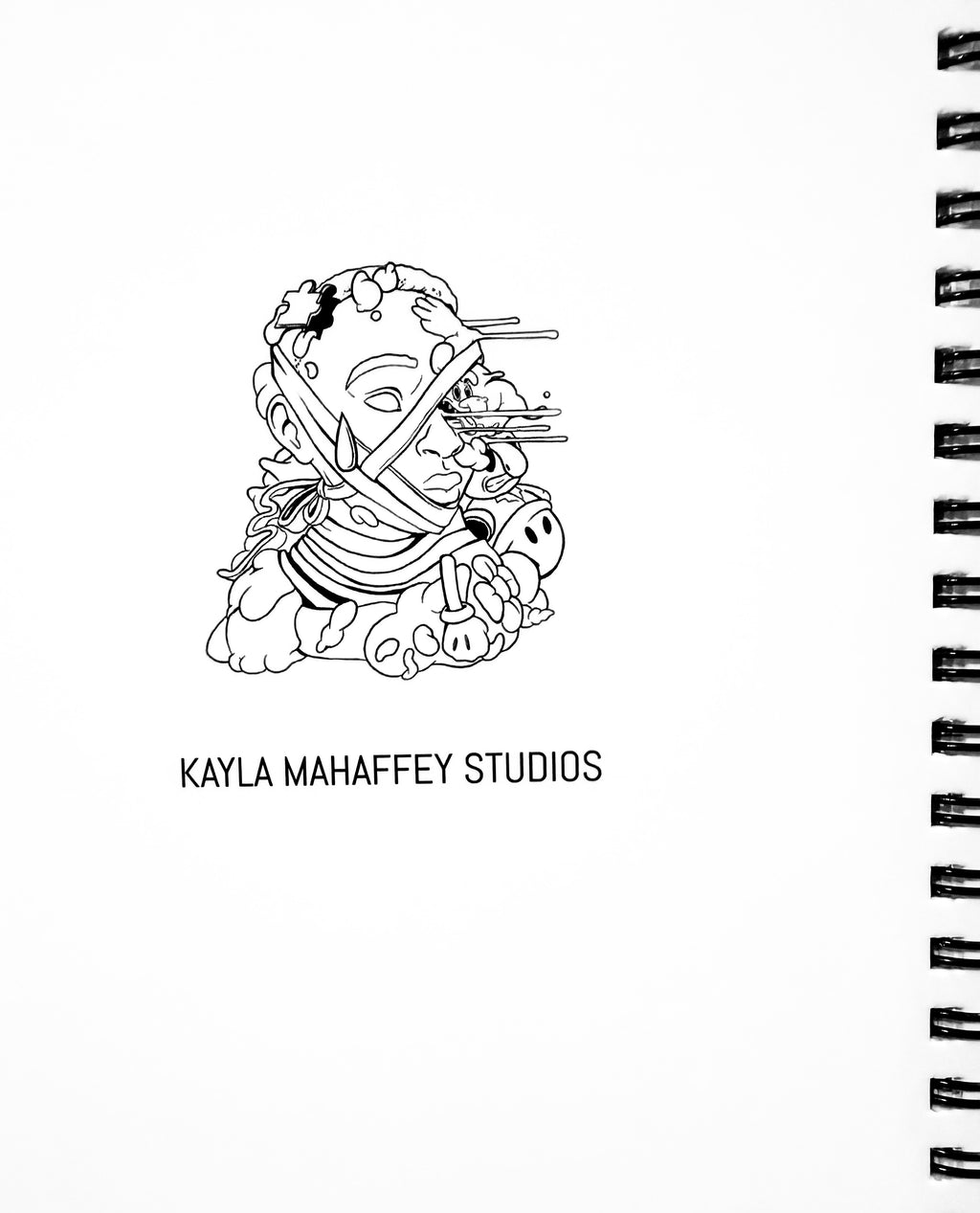 ‘Honeysuckle’ College Ruled Spiral Notebook