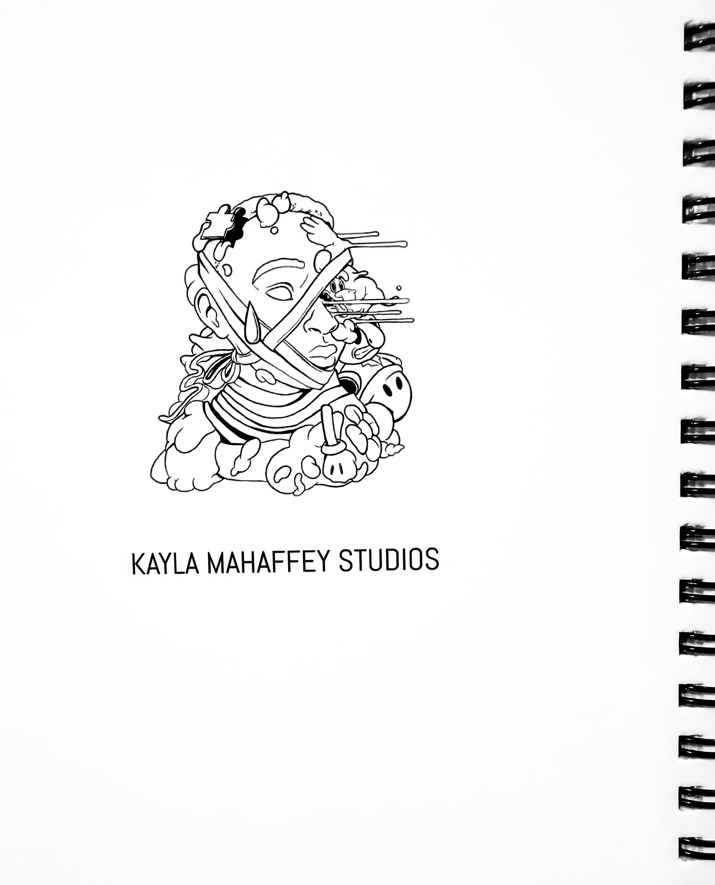 ‘Honeysuckle’ College Ruled Spiral Notebook